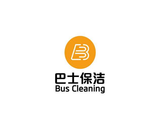 保潔企業(yè)vi設計|巴士保潔品牌設計-花生品牌設計