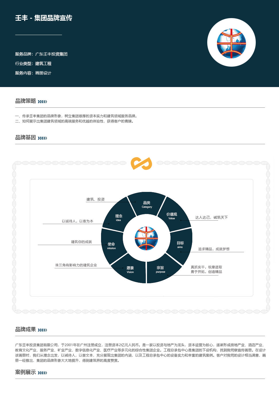 壬豐集團畫(huà)冊設計，企業(yè)畫(huà)冊設計，番禺畫(huà)冊設計