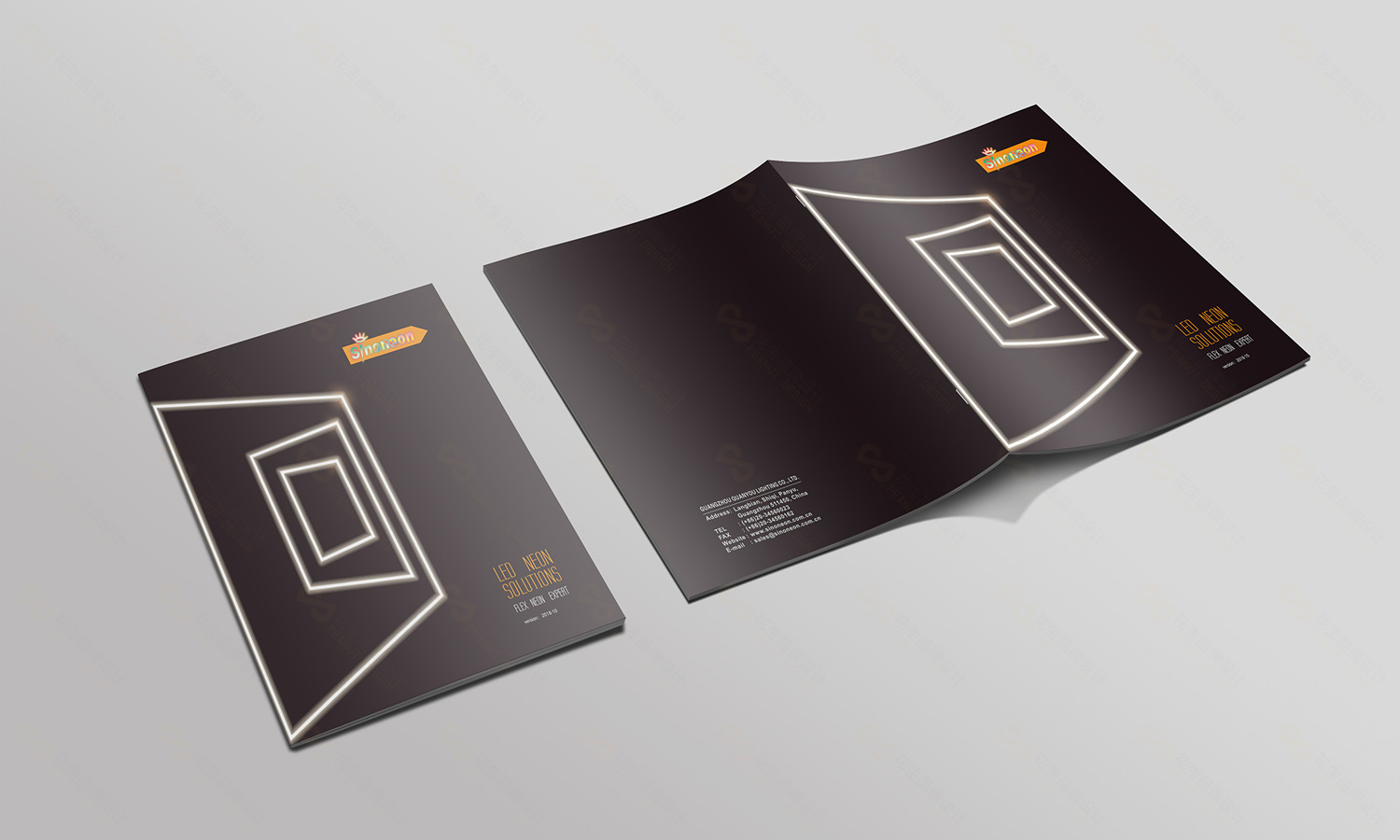 權友照明LED燈具樣本圖冊設計，燈具樣本畫(huà)冊設計，燈具樣本冊設計