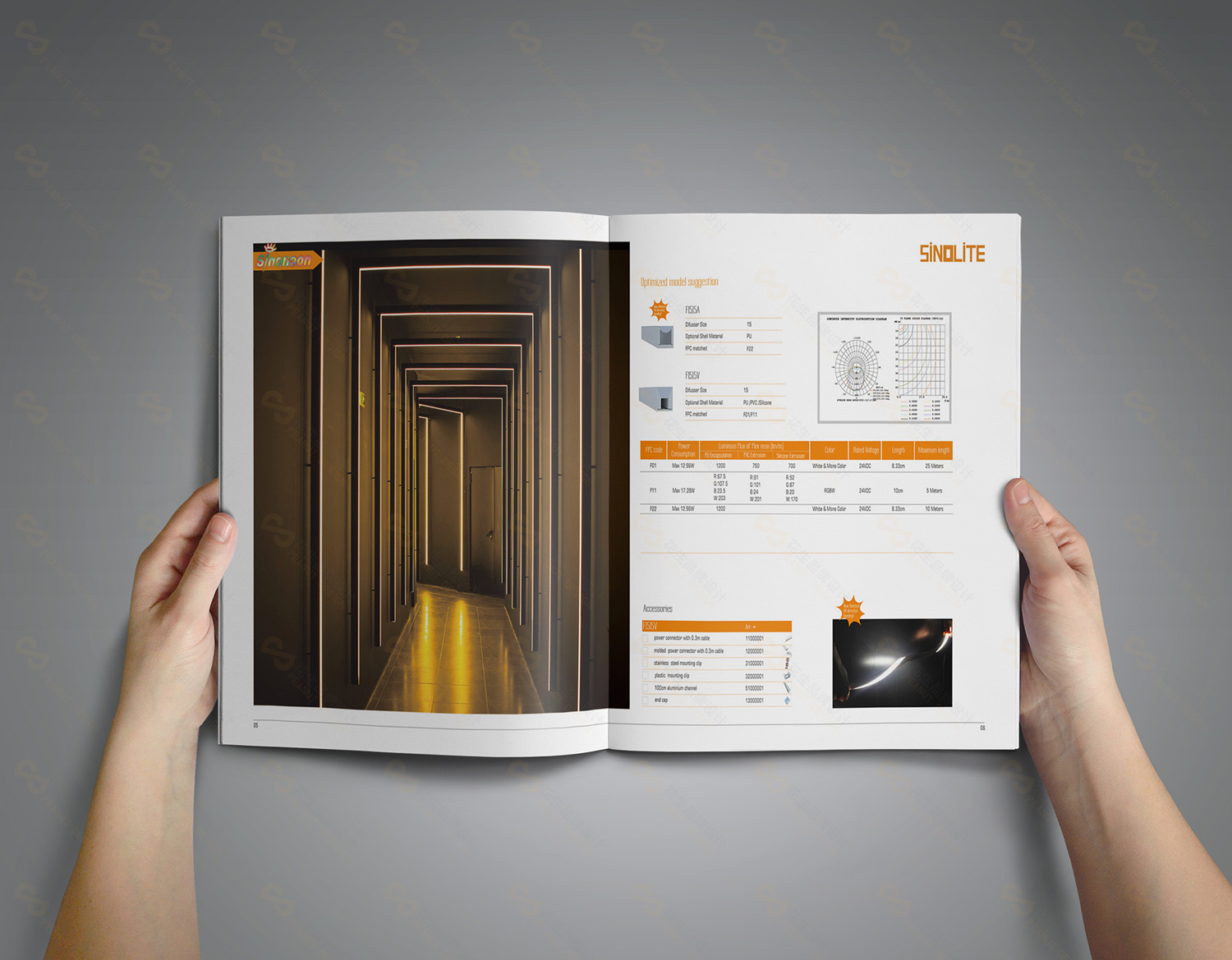 權友照明LED燈具樣本圖冊設計，燈具樣本畫(huà)冊設計，燈具樣本冊設計