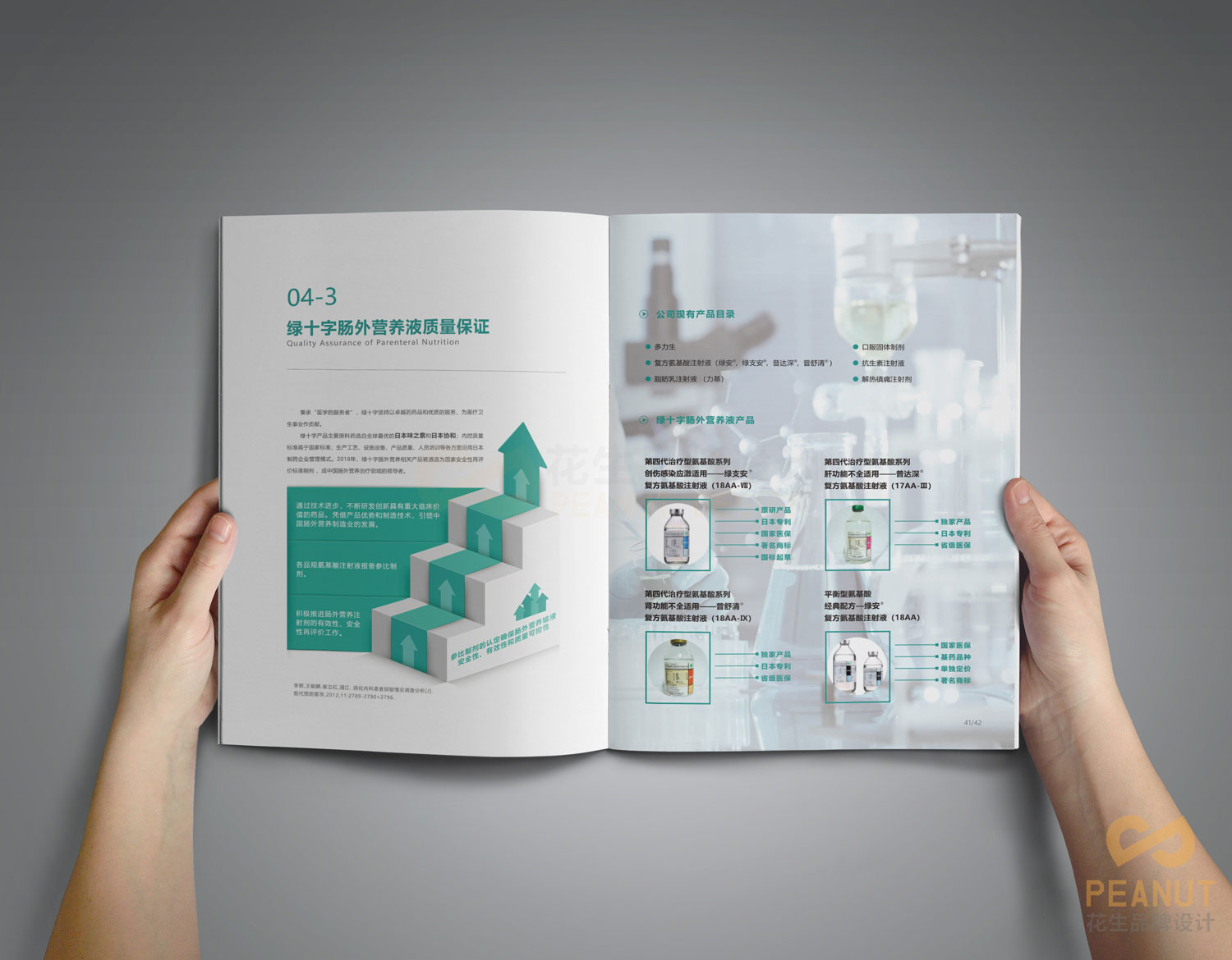 綠十字醫療宣傳冊設計，醫療宣傳冊方案_醫療公司宣傳冊設計