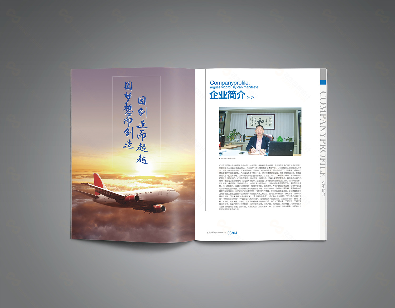 制冷宣傳圖冊_制冷公司宣傳冊_制冷公司畫(huà)冊案例-花生設計公司